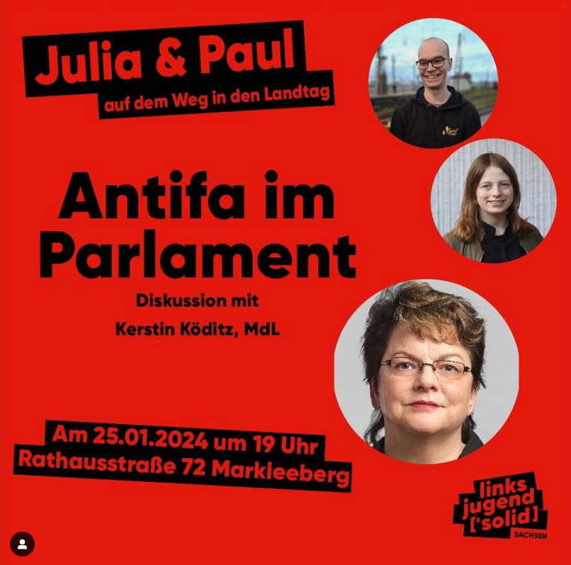 Antifa im Parlament